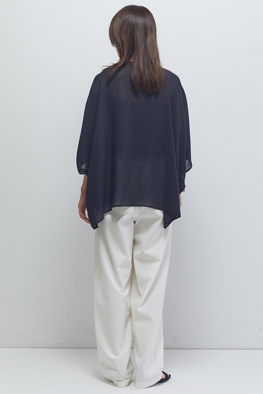 【プルミエ アロンディスモン/1er Arrondissement】のスタンドカラーボイルシャツ 人気、トレンドファッション・服の通販 founy(ファニー) 　ファッション　Fashion　レディースファッション　Fashion for Women　トップス・カットソー　Cut & Sew Tops　シャツ・ブラウス・オフィスカジュアル　Elegant Blouses & Button-Ups　おすすめ　Recommended / Our Picks　キャミ　Camisole, Cami Top　シアー　Sheer, See-Through　ショート　Short, Short Length　スリーブ　Sleeve, Long Sleeve / Short Sleeve　タンク　Tank Top, Sleeveless Top　other-6|ID: prp329100004635354 ipo3291000000035356880