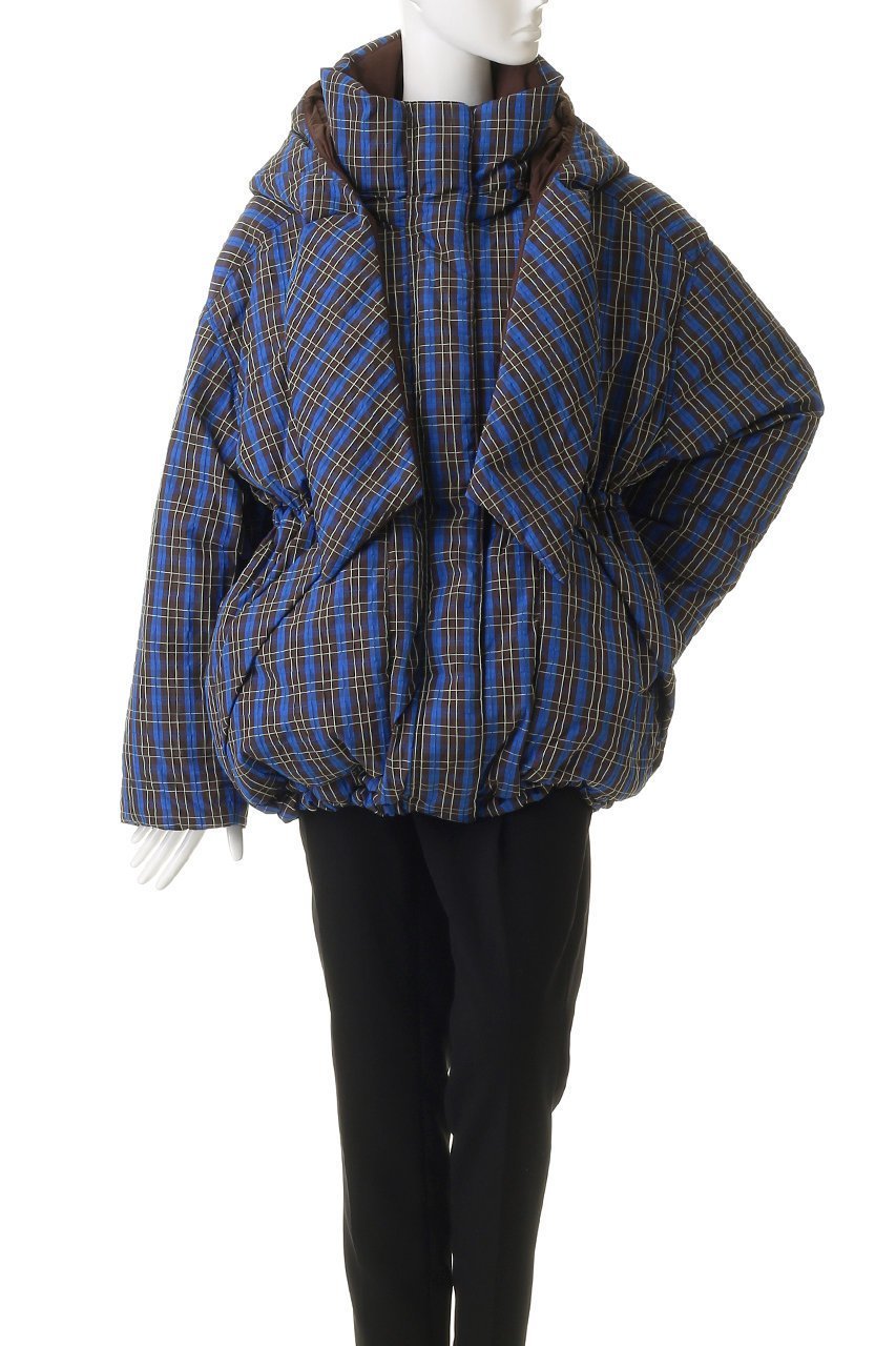 【メゾンスペシャル/MAISON SPECIAL】のPlaid Hoodie Scarf Middle Down Coat/チェックフーディマフラーミドルダウンコート 人気、トレンドファッション・服の通販 founy(ファニー) 　ファッション　Fashion　レディースファッション　Fashion for Women　アウター　Coat / Outerwear Collection　コート・ロングコート・ピーコート　Long Coats, Peacoats & More　ダウンジャケット・軽量ダウン　Warm & Lightweight Down Jackets　マフラー・スヌード / 冬小物の定番　Scarves & Mufflers　シンプル　Simple, Minimal　スカーフ　Scarf, Neckwear　スタンド　Stand Collar, Upright Stand　スマート　Smart, Elegant　タフタ　Taffeta, Structured Fabric　ダウン　Down, Puffer　チェック　Check, Plaid, Tartan　ドローストリング　Drawstring, Pull Cord　フェザー　Feather, Feather Detail　リバーシブル　Reversible, Two-Sided　防寒　Cold Protection, Winter-Ready　other-6|ID: prp329100004635356 ipo3291000000035816246