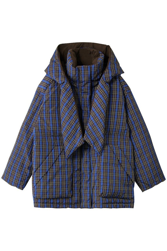 【メゾンスペシャル/MAISON SPECIAL】のPlaid Hoodie Scarf Middle Down Coat/チェックフーディマフラーミドルダウンコート インテリア・キッズ・メンズ・レディースファッション・服の通販 founy(ファニー) https://founy.com/ ファッション Fashion レディースファッション Fashion for Women アウター Coat / Outerwear Collection コート・ロングコート・ピーコート Long Coats, Peacoats & More ダウンジャケット・軽量ダウン Warm & Lightweight Down Jackets マフラー・スヌード / 冬小物の定番 Scarves & Mufflers シンプル Simple, Minimal スカーフ Scarf, Neckwear スタンド Stand Collar, Upright Stand スマート Smart, Elegant タフタ Taffeta, Structured Fabric ダウン Down, Puffer チェック Check, Plaid, Tartan ドローストリング Drawstring, Pull Cord フェザー Feather, Feather Detail リバーシブル Reversible, Two-Sided 防寒 Cold Protection, Winter-Ready |ID: prp329100004635356 ipo3291000000036867687