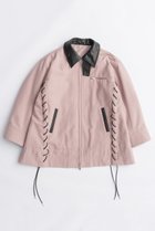 【メゾンスペシャル/MAISON SPECIAL】のLace Up A-line Coat/レースアップAラインコート PNK(ピンク)|ID: prp329100004635357 ipo3291000000033383369