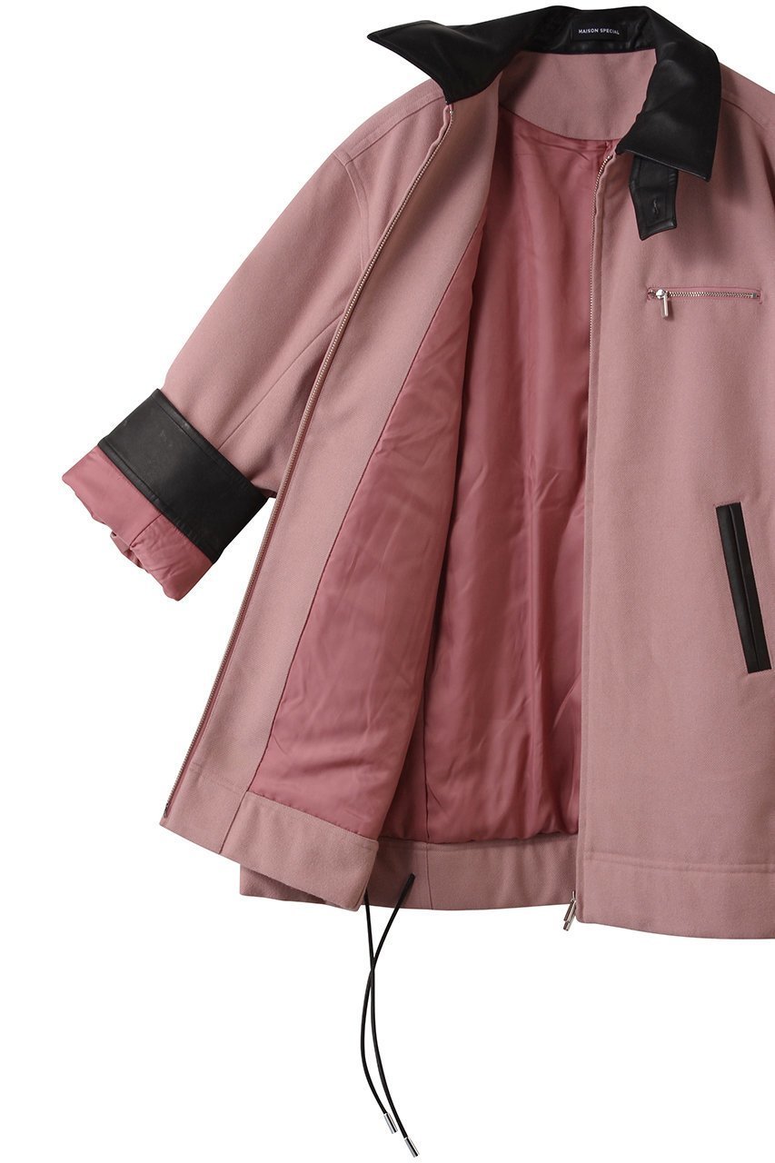 【メゾンスペシャル/MAISON SPECIAL】のLace Up A-line Coat/レースアップAラインコート 人気、トレンドファッション・服の通販 founy(ファニー) 　ファッション　Fashion　レディースファッション　Fashion for Women　アウター　Coat / Outerwear Collection　コート・ロングコート・ピーコート　Long Coats, Peacoats & More　Aラインコート　A-Line Coats　なめらか　Smooth, Silky Texture　ショート　Short, Short Length　ジャカード／ジャガード　Jacquard, Woven Pattern　トレンド　Trend, Trending Now　フェイクレザー　Faux Leather, PU Leather　フラップ　Flap, Flap Pocket　マフラー　Scarf, Muffler　ミドル　Middle Length, Mid Height　メルトン　Melton, Heavy Wool　ループ　Loop, Loop Knit　レース　Lace, Lace Fabric　再入荷　Restock / Back in Stock　定番　Standard, Basic Item　防寒　Cold Protection, Winter-Ready　other-6|ID: prp329100004635357 ipo3291000000035877848