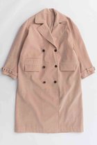 【メゾンスペシャル/MAISON SPECIAL】のSuede Trench Coat/スエードトレンチコート PNK(ピンク)|ID: prp329100004635359 ipo3291000000033383390