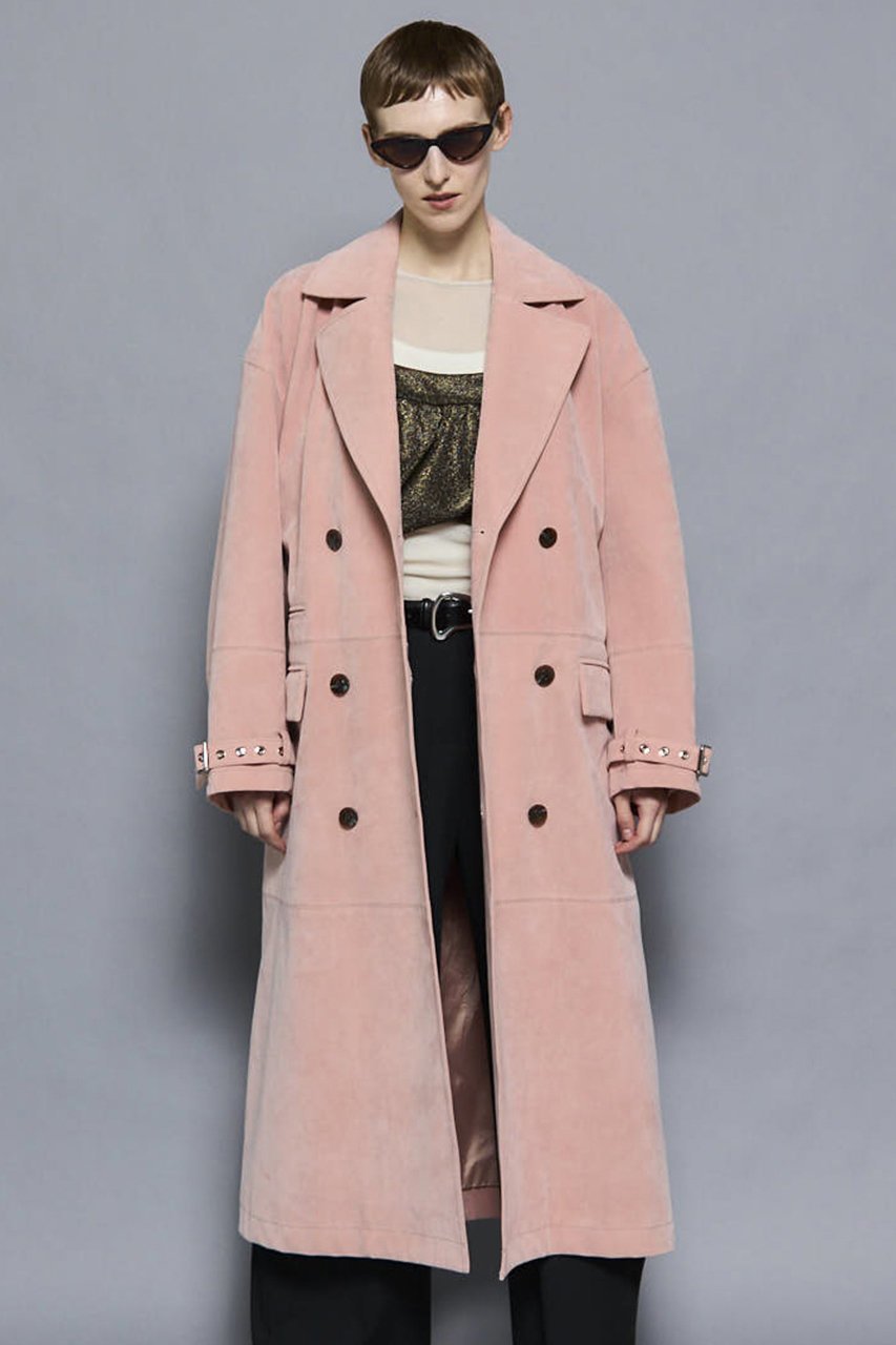 【メゾンスペシャル/MAISON SPECIAL】のSuede Trench Coat/スエードトレンチコート 人気、トレンドファッション・服の通販 founy(ファニー) 　ファッション　Fashion　レディースファッション　Fashion for Women　アウター　Coat / Outerwear Collection　コート・ロングコート・ピーコート　Long Coats, Peacoats & More　トレンチコート / 春秋の定番アウター　Trench Coats　2025年　2025　2025-2026秋冬・A/W　Autumn/Winter 2025–26 AW25–26　デニム　Denim, Jeans Material　ロング　Long, Long-Length　ヴィンテージ　Vintage Style　エレガント 上品　Elegant　A/W・秋冬　Autumn/Winter　other-7|ID: prp329100004635359 ipo3291000000033383400
