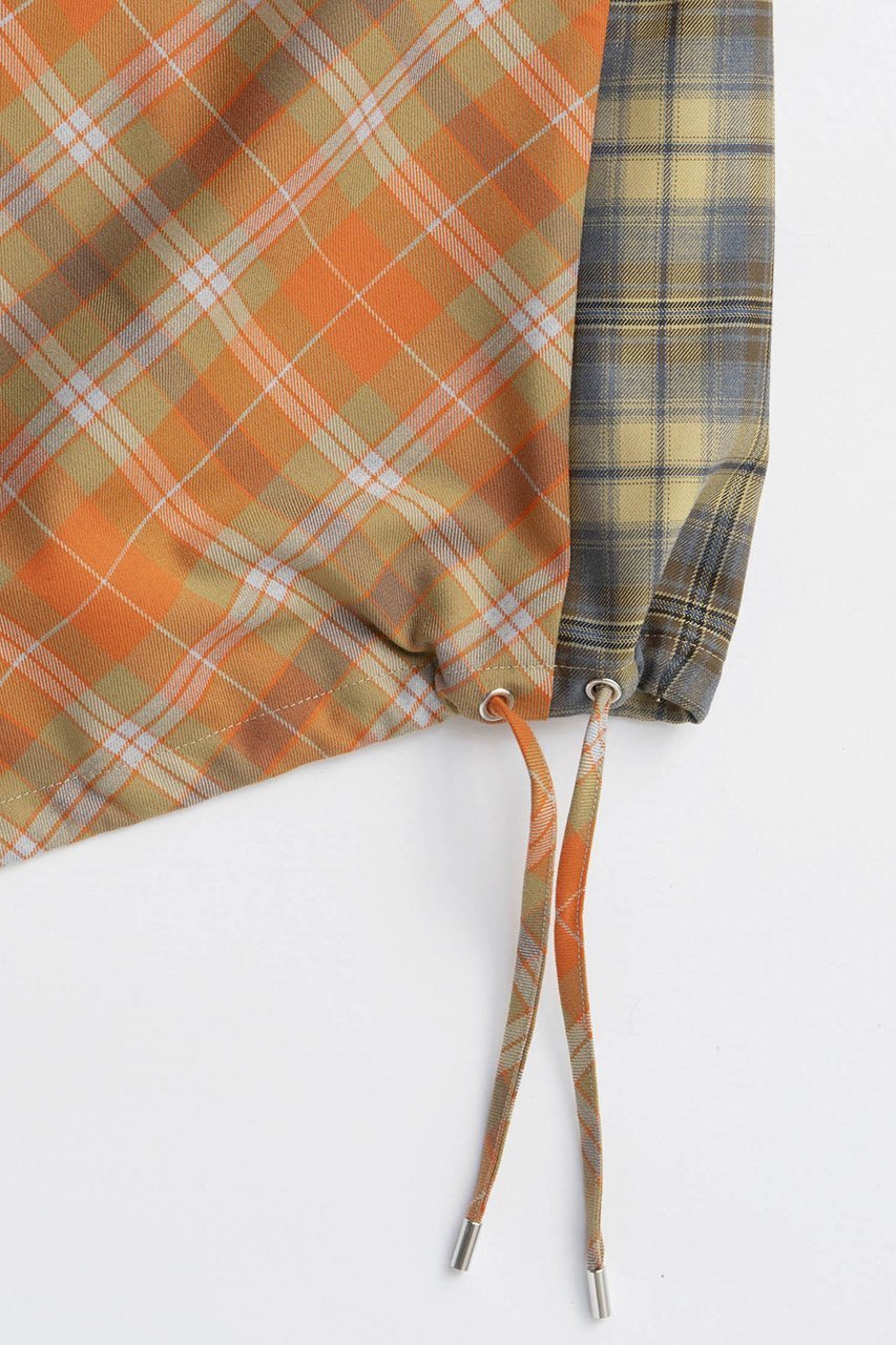 【メゾンスペシャル/MAISON SPECIAL】のPlaid Mods Coat/チェックモッズコート 人気、トレンドファッション・服の通販 founy(ファニー) 　ファッション　Fashion　レディースファッション　Fashion for Women　アウター　Coat / Outerwear Collection　コート・ロングコート・ピーコート　Long Coats, Peacoats & More　モッズコート・ミリタリー風アウター　Mods & Field Coats　2025年　2025　2025-2026秋冬・A/W　Autumn/Winter 2025–26 AW25–26　チェック　Check, Plaid, Tartan　ドッキング　Docking, Mixed Material　マキシ　Maxi, Full Length　モッズコート　Mods Coat, Military Parka　ラップ　Wrap, Wrap Design　ロング　Long, Long-Length　A/W・秋冬　Autumn/Winter　other-7|ID: prp329100004635361 ipo3291000000033383414