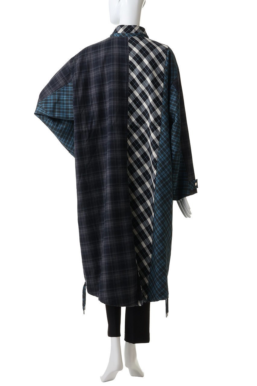 【メゾンスペシャル/MAISON SPECIAL】のPlaid Mods Coat/チェックモッズコート 人気、トレンドファッション・服の通販 founy(ファニー) 　ファッション　Fashion　レディースファッション　Fashion for Women　アウター　Coat / Outerwear Collection　コート・ロングコート・ピーコート　Long Coats, Peacoats & More　モッズコート・ミリタリー風アウター　Mods & Field Coats　チェック　Check, Plaid, Tartan　ドッキング　Docking, Mixed Material　マキシ　Maxi, Full Length　モッズコート　Mods Coat, Military Parka　ラップ　Wrap, Wrap Design　ロング　Long, Long-Length　A/W・秋冬　Autumn/Winter　other-4|ID: prp329100004635361 ipo3291000000035816279