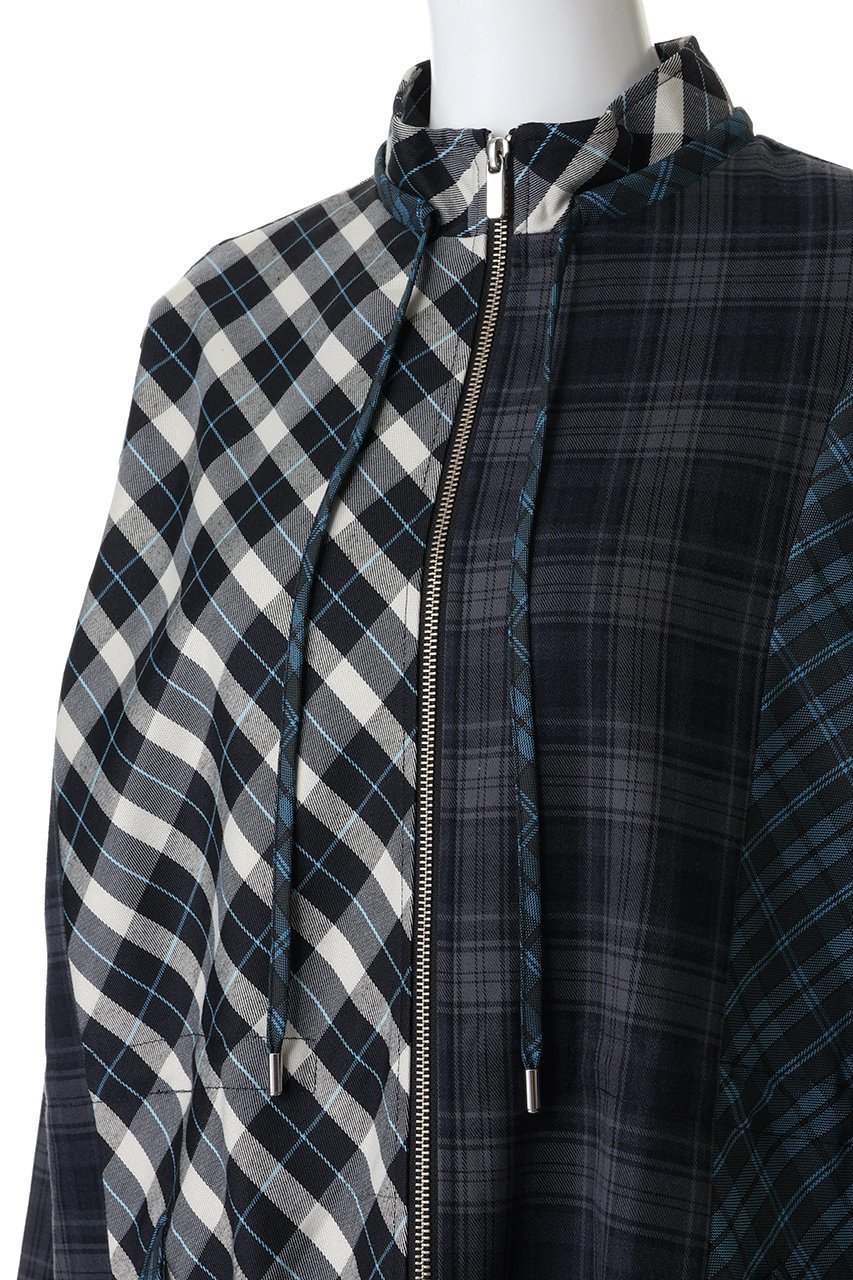 【メゾンスペシャル/MAISON SPECIAL】のPlaid Mods Coat/チェックモッズコート 人気、トレンドファッション・服の通販 founy(ファニー) 　ファッション　Fashion　レディースファッション　Fashion for Women　アウター　Coat / Outerwear Collection　コート・ロングコート・ピーコート　Long Coats, Peacoats & More　モッズコート・ミリタリー風アウター　Mods & Field Coats　チェック　Check, Plaid, Tartan　ドッキング　Docking, Mixed Material　マキシ　Maxi, Full Length　モッズコート　Mods Coat, Military Parka　ラップ　Wrap, Wrap Design　ロング　Long, Long-Length　A/W・秋冬　Autumn/Winter　other-5|ID: prp329100004635361 ipo3291000000035816280