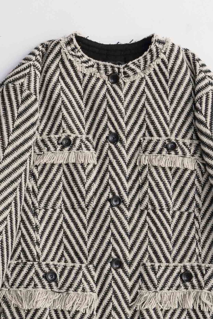 【メゾンスペシャル/MAISON SPECIAL】のFringe Tweed Jacket Coat/フリンジツイードジャケットコート 人気、トレンドファッション・服の通販 founy(ファニー) 　ファッション　Fashion　レディースファッション　Fashion for Women　アウター　Coat / Outerwear Collection　コート・ロングコート・ピーコート　Long Coats, Peacoats & More　レディースジャケット・軽アウター　Jackets　2025年　2025　2025-2026秋冬・A/W　Autumn/Winter 2025–26 AW25–26　おすすめ　Recommended / Our Picks　インナー　Innerwear　クラシカル　Classical, Vintage-Inspired　クラシック　Classic, Timeless Style　ショート　Short, Short Length　ジャケット　Jacket, Outerwear　チェック　Check, Plaid, Tartan　フリンジ　Fringe, Tassel　ワーク　Workwear, Utility Style　A/W・秋冬　Autumn/Winter　other-2|ID: prp329100004635362 ipo3291000000033383424