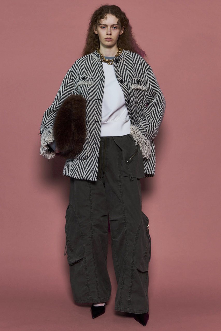 【メゾンスペシャル/MAISON SPECIAL】のFringe Tweed Jacket Coat/フリンジツイードジャケットコート 人気、トレンドファッション・服の通販 founy(ファニー) 　ファッション　Fashion　レディースファッション　Fashion for Women　アウター　Coat / Outerwear Collection　コート・ロングコート・ピーコート　Long Coats, Peacoats & More　レディースジャケット・軽アウター　Jackets　おすすめ　Recommended / Our Picks　インナー　Innerwear　クラシカル　Classical, Vintage-Inspired　クラシック　Classic, Timeless Style　ショート　Short, Short Length　ジャケット　Jacket, Outerwear　チェック　Check, Plaid, Tartan　フリンジ　Fringe, Tassel　ワーク　Workwear, Utility Style　other-8|ID: prp329100004635362 ipo3291000000036215251