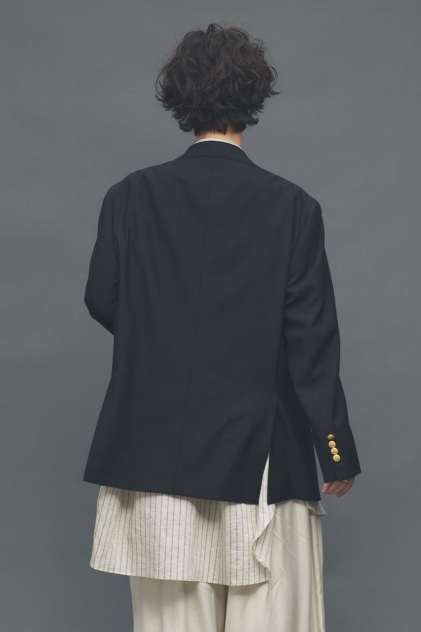 【カレンソロジー/Curensology】の【Brooks Brothers】別注6ボタンダブルブレザー 人気、トレンドファッション・服の通販 founy(ファニー) 　ファッション　Fashion　レディースファッション　Fashion for Women　アウター　Coat / Outerwear Collection　レディースジャケット・軽アウター　Jackets　アメリカン　American Style　エレガント 上品　Elegant　クラシック　Classic, Timeless Style　コレクション　Collection, Seasonal Line　ジャケット　Jacket, Outerwear　スタイリッシュ　Stylish, Fashionable　ダブル　Double, Double-Breasted　ドレープ　Drape, Draping Fabric　定番　Standard, Basic Item　ニューヨーク　New York, NYC Style　人気　Popular, Best Seller　パイピング　Piping, Trim Design　パッチ　Patch, Appliqué　ポケット　Pocket, Pocket Detail　別注　Limited Edition, Custom Order　A/W・秋冬　Autumn/Winter　入学式　Entrance Ceremony　卒業式　Graduation Ceremony　2025年　2025　2025-2026秋冬・A/W　Autumn/Winter 2025–26 AW25–26　other-4|ID: prp329100004635364 ipo3291000000033383454