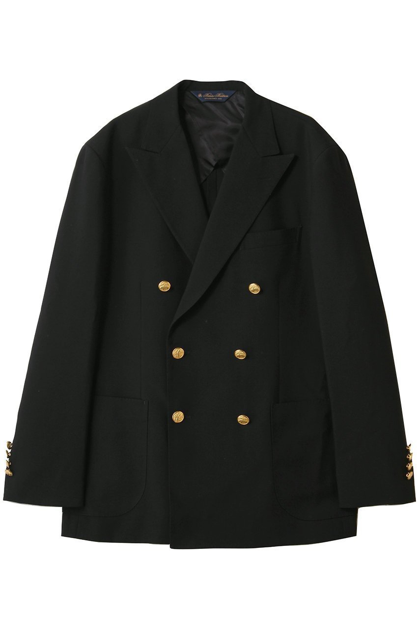 【カレンソロジー/Curensology】の【Brooks Brothers】別注6ボタンダブルブレザー 人気、トレンドファッション・服の通販 founy(ファニー) 　ファッション　Fashion　レディースファッション　Fashion for Women　アウター　Coat / Outerwear Collection　レディースジャケット・軽アウター　Jackets　アメリカン　American Style　エレガント 上品　Elegant　クラシック　Classic, Timeless Style　コレクション　Collection, Seasonal Line　ジャケット　Jacket, Outerwear　スタイリッシュ　Stylish, Fashionable　ダブル　Double, Double-Breasted　ドレープ　Drape, Draping Fabric　定番　Standard, Basic Item　ニューヨーク　New York, NYC Style　人気　Popular, Best Seller　パイピング　Piping, Trim Design　パッチ　Patch, Appliqué　ポケット　Pocket, Pocket Detail　別注　Limited Edition, Custom Order　A/W・秋冬　Autumn/Winter　入学式　Entrance Ceremony　卒業式　Graduation Ceremony　2025年　2025　2025-2026秋冬・A/W　Autumn/Winter 2025–26 AW25–26　other-8|ID: prp329100004635364 ipo3291000000033383458