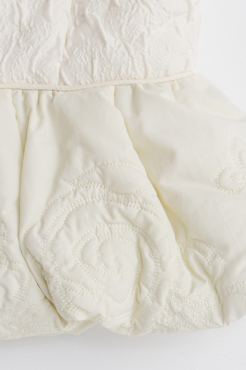 【メゾンスペシャル/MAISON SPECIAL】のEmbroidery Peplum Vest/エンブロイダリーペプラムベスト 人気、トレンドファッション・服の通販 founy(ファニー) 　ファッション　Fashion　レディースファッション　Fashion for Women　アウター　Coat / Outerwear Collection　レディースジャケット・軽アウター　Jackets　2025年　2025　2025-2026秋冬・A/W　Autumn/Winter 2025–26 AW25–26　ガーリー　Girly, Feminine Style　ジャカード／ジャガード　Jacquard, Woven Pattern　ジャケット　Jacket, Outerwear　センター　Center, Center Line　デニム　Denim, Jeans Material　フロント　Front, Front Design　ベスト　Vest, Waistcoat　ペプラム　Peplum, Flared Hem　リボン　Ribbon, Bow　エレガント 上品　Elegant　A/W・秋冬　Autumn/Winter　防寒　Cold Protection, Winter-Ready　other-5|ID: prp329100004635365 ipo3291000000033383466