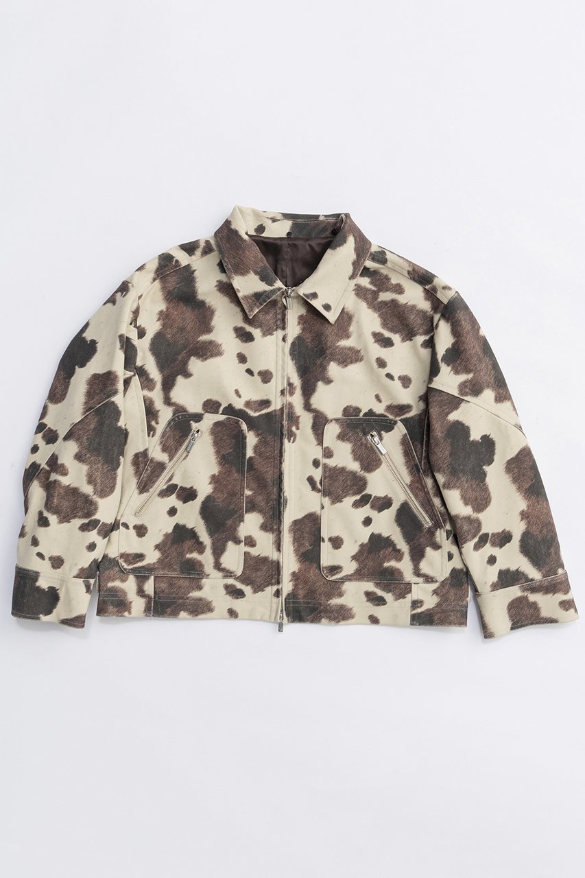 【メゾンスペシャル/MAISON SPECIAL】の2way Collar Cow Printed Vegan Leather Blouson/2WAYカラーCOWプリントヴィーガンレザーブルゾン 人気、トレンドファッション・服の通販 founy(ファニー) 　ファッション　Fashion　レディースファッション　Fashion for Women　アウター　Coat / Outerwear Collection　レディースジャケット・軽アウター　Jackets　ブルゾンジャケット・スポーティアウター　Blouson Jackets　ジップ　Zip, Zipper　ジップアップ　Zip-Up, Full Zip　ジャケット　Jacket, Outerwear　セットアップ　Set-Up, Coordinated Outfit　デニム　Denim, Jeans Material　パターン　Pattern, Design Print　フロント　Front, Front Design　ブルゾン　Blouson, Bomber Jacket　プリント　Print, Printed Pattern　ポケット　Pocket, Pocket Detail　防寒　Cold Protection, Winter-Ready　モノトーン　Monotone, Black and White　ロング　Long, Long-Length　A/W・秋冬　Autumn/Winter　おすすめ　Recommended / Our Picks　2025年　2025　2025-2026秋冬・A/W　Autumn/Winter 2025–26 AW25–26　other-5|ID: prp329100004635367 ipo3291000000033383486