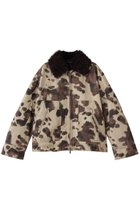【メゾンスペシャル/MAISON SPECIAL】の2way Collar Cow Printed faux Leather Blouson/2WAYカラーCOWプリントフェイクレザーブルゾン MLT1(マルチカラー)|ID: prp329100004635367 ipo3291000000035947126