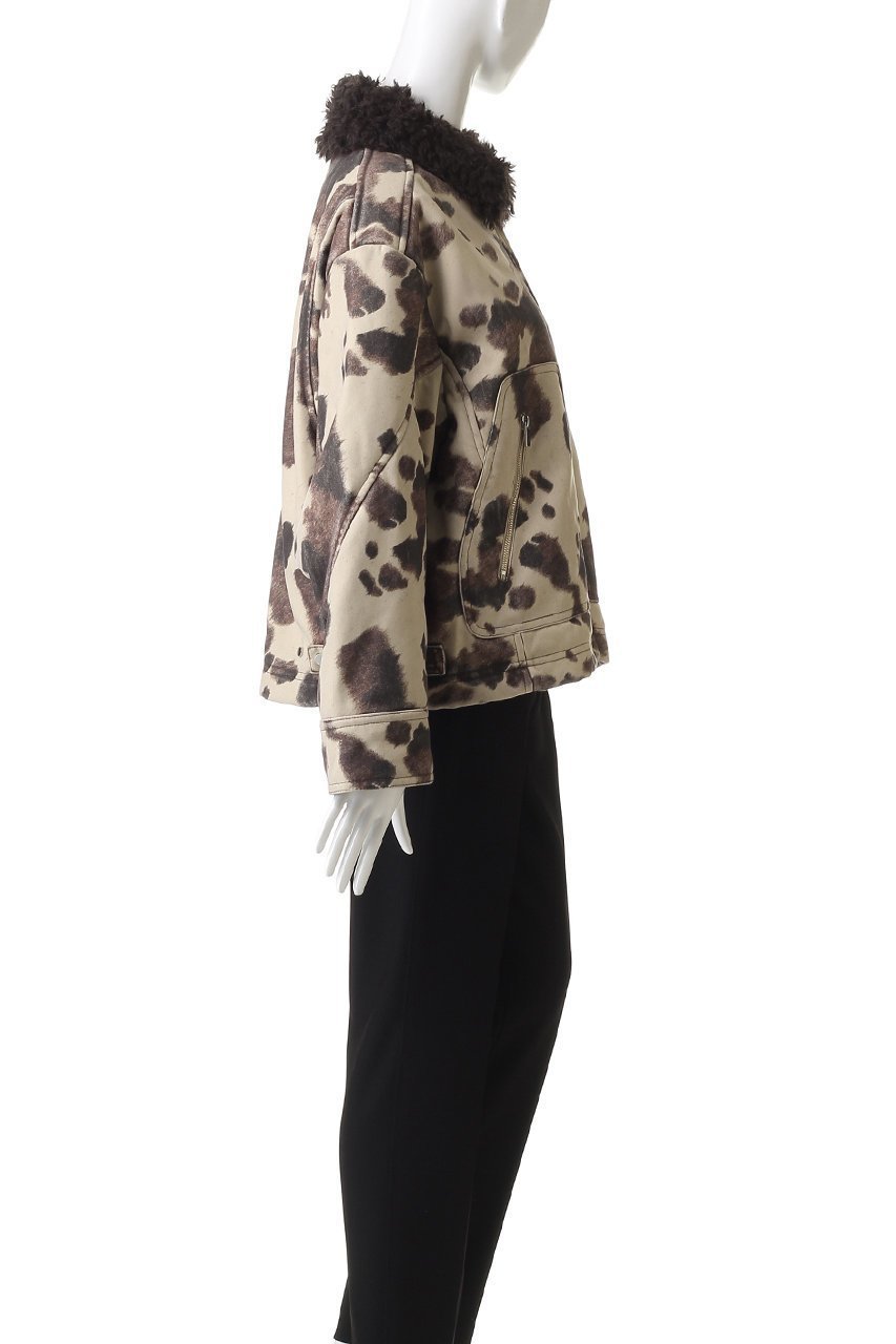 【メゾンスペシャル/MAISON SPECIAL】の2way Collar Cow Printed faux Leather Blouson/2WAYカラーCOWプリントフェイクレザーブルゾン 人気、トレンドファッション・服の通販 founy(ファニー) 　ファッション　Fashion　レディースファッション　Fashion for Women　アウター　Coat / Outerwear Collection　レディースジャケット・軽アウター　Jackets　ブルゾンジャケット・スポーティアウター　Blouson Jackets　ジップ　Zip, Zipper　ジップアップ　Zip-Up, Full Zip　ジャケット　Jacket, Outerwear　セットアップ　Set-Up, Coordinated Outfit　デニム　Denim, Jeans Material　パターン　Pattern, Design Print　フェイクレザー　Faux Leather, PU Leather　フロント　Front, Front Design　ブルゾン　Blouson, Bomber Jacket　プリント　Print, Printed Pattern　ポケット　Pocket, Pocket Detail　防寒　Cold Protection, Winter-Ready　モノトーン　Monotone, Black and White　ロング　Long, Long-Length　おすすめ　Recommended / Our Picks　other-3|ID: prp329100004635367 ipo3291000000035947128