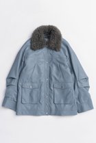 【メゾンスペシャル/MAISON SPECIAL】のFur Collar Vegan Leather Middle Blouson/ファーカラーヴィーガンレザーミドルブルゾン 人気、トレンドファッション・服の通販 founy(ファニー) ファッション Fashion レディースファッション Fashion for Women アウター Coat / Outerwear Collection レディースジャケット・軽アウター Jackets ブルゾンジャケット・スポーティアウター Blouson Jackets アニマル Animal Print 今季 This Season, Current Season ジップ Zip, Zipper ジャケット Jacket, Outerwear スウェット / スエット Sweatshirt, Sweatwear トレンド Trend, Trending Now フェイクファー Faux Fur, Imitation Fur フェイクレザー Faux Leather, PU Leather フラップ Flap, Flap Pocket フロント Front, Front Design ブルゾン Blouson, Bomber Jacket ポケット Pocket, Pocket Detail 防寒 Cold Protection, Winter-Ready A/W・秋冬 Autumn/Winter おすすめ Recommended / Our Picks エレガント 上品 Elegant 2025年 2025 2025-2026秋冬・A/W Autumn/Winter 2025–26 AW25–26 thumbnail BLU(ブルー)|ID: prp329100004635368 ipo3291000000033383492