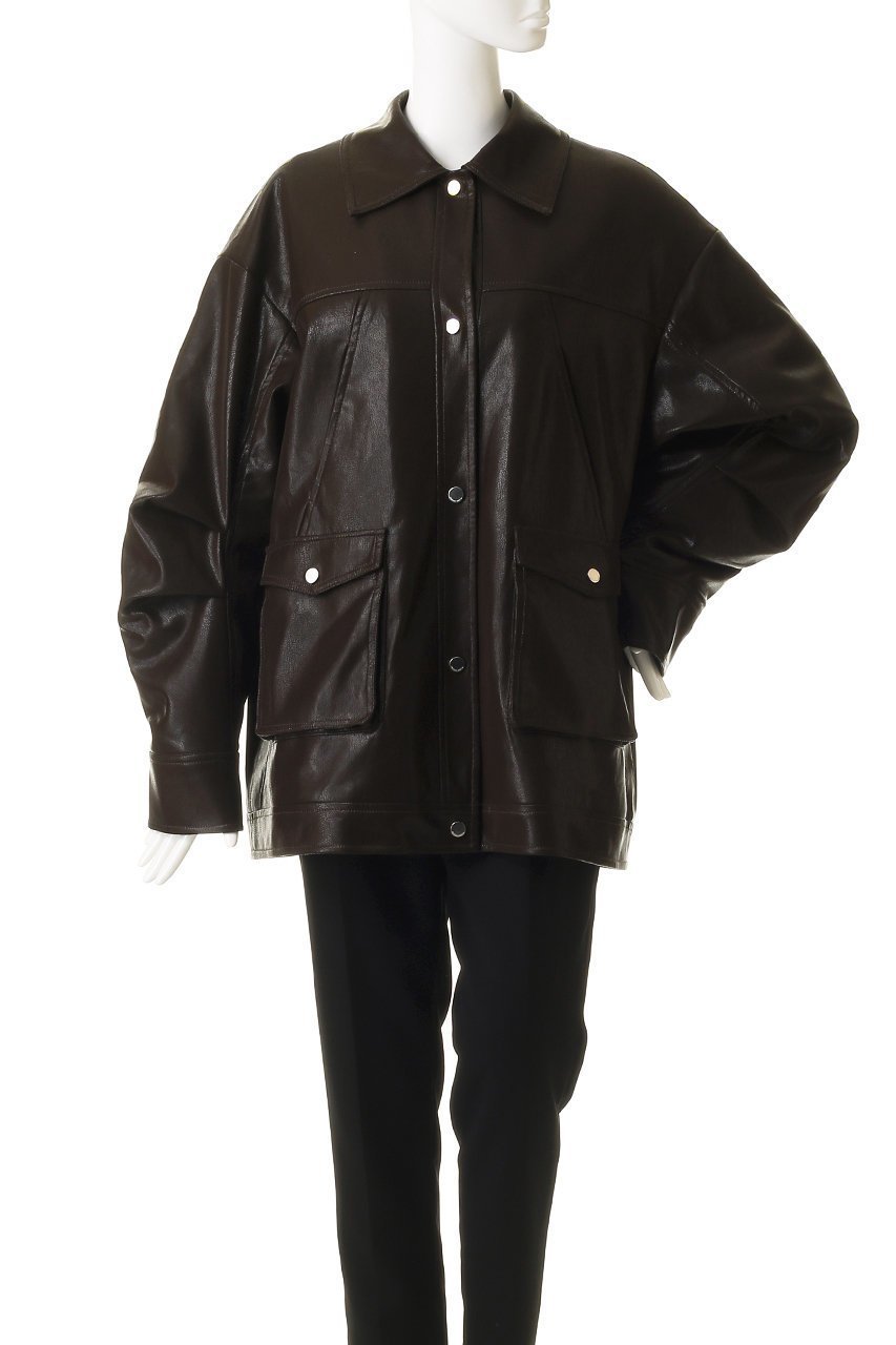 【メゾンスペシャル/MAISON SPECIAL】のFur Collar faux Leather Middle Blouson/ファーカラーフェイクレザーミドルブルゾン 人気、トレンドファッション・服の通販 founy(ファニー) 　ファッション　Fashion　レディースファッション　Fashion for Women　アウター　Coat / Outerwear Collection　レディースジャケット・軽アウター　Jackets　ブルゾンジャケット・スポーティアウター　Blouson Jackets　アニマル　Animal Print　今季　This Season, Current Season　ジップ　Zip, Zipper　ジャケット　Jacket, Outerwear　スウェット / スエット　Sweatshirt, Sweatwear　トレンド　Trend, Trending Now　フェイクファー　Faux Fur, Imitation Fur　フェイクレザー　Faux Leather, PU Leather　フラップ　Flap, Flap Pocket　フロント　Front, Front Design　ブルゾン　Blouson, Bomber Jacket　ポケット　Pocket, Pocket Detail　防寒　Cold Protection, Winter-Ready　A/W・秋冬　Autumn/Winter　おすすめ　Recommended / Our Picks　エレガント 上品　Elegant　other-7|ID: prp329100004635368 ipo3291000000035356895