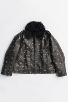 【メゾンスペシャル/MAISON SPECIAL】の2way Collar Small Flower Vegan Leather Blouson/2WAYカラースモールフラワーヴィーガンレザーブルゾン BRN(ブラウン)|ID: prp329100004635369 ipo3291000000033383503