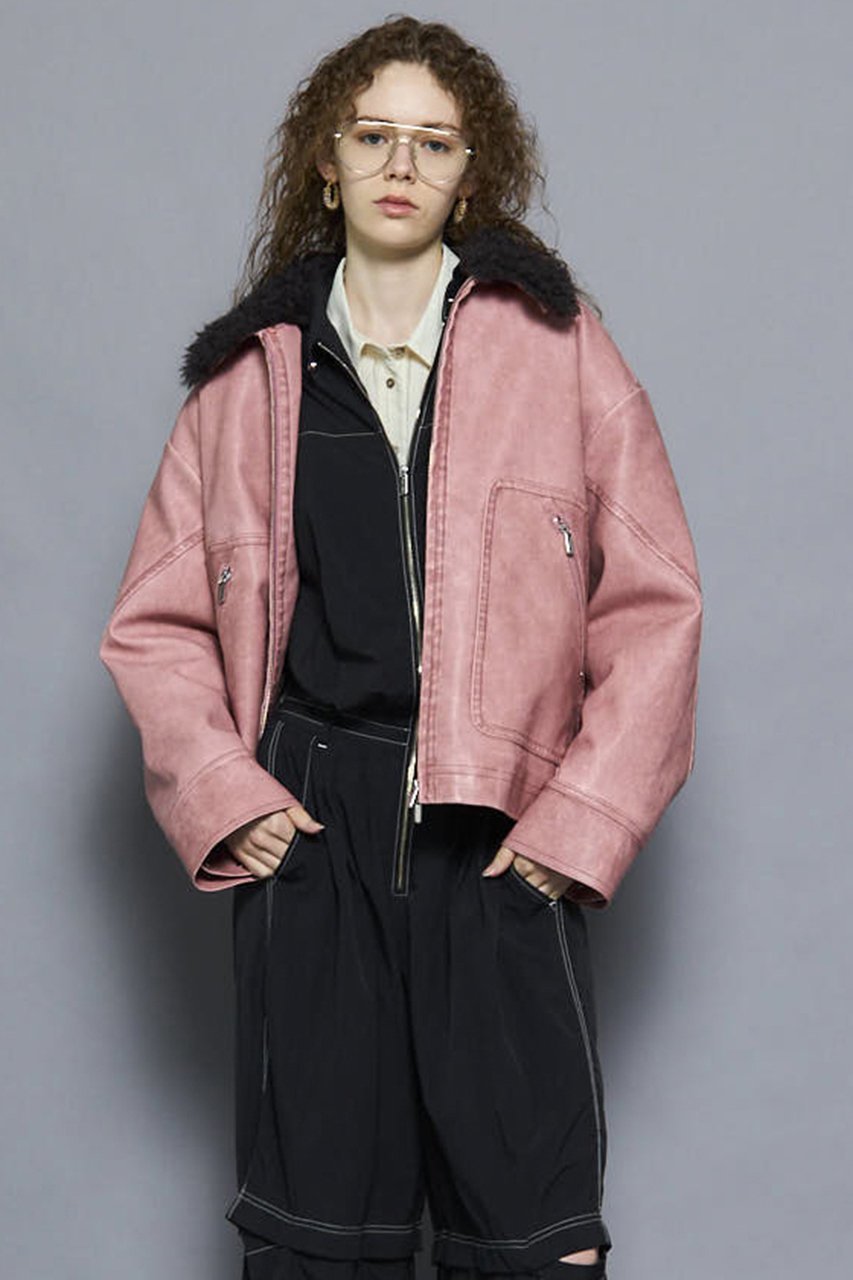 【メゾンスペシャル/MAISON SPECIAL】の2way Collar Vegan Leather Blouson/2WAYカラーヴィーガンレザーブルゾン 人気、トレンドファッション・服の通販 founy(ファニー) 　ファッション　Fashion　レディースファッション　Fashion for Women　アウター　Coat / Outerwear Collection　レディースジャケット・軽アウター　Jackets　ブルゾンジャケット・スポーティアウター　Blouson Jackets　インナー　Innerwear　クール　Cool, Chic　シンプル　Simple, Minimal　ジップ　Zip, Zipper　ジップアップ　Zip-Up, Full Zip　ジャケット　Jacket, Outerwear　フェイクレザー　Faux Leather, PU Leather　フロント　Front, Front Design　ブルゾン　Blouson, Bomber Jacket　ポケット　Pocket, Pocket Detail　防寒　Cold Protection, Winter-Ready　ライダース　Riders　A/W・秋冬　Autumn/Winter　2025年　2025　2025-2026秋冬・A/W　Autumn/Winter 2025–26 AW25–26　other-7|ID: prp329100004635370 ipo3291000000033383524