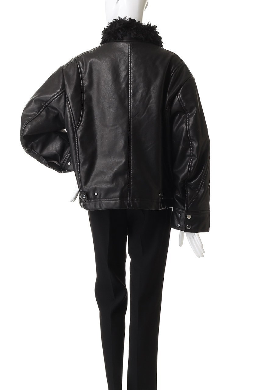 【メゾンスペシャル/MAISON SPECIAL】の2way Collar faux Leather Blouson/2WAYカラーフェイクレザーブルゾン 人気、トレンドファッション・服の通販 founy(ファニー) 　ファッション　Fashion　レディースファッション　Fashion for Women　アウター　Coat / Outerwear Collection　レディースジャケット・軽アウター　Jackets　ブルゾンジャケット・スポーティアウター　Blouson Jackets　インナー　Innerwear　クール　Cool, Chic　シンプル　Simple, Minimal　ジップ　Zip, Zipper　ジップアップ　Zip-Up, Full Zip　ジャケット　Jacket, Outerwear　フェイクレザー　Faux Leather, PU Leather　フロント　Front, Front Design　ブルゾン　Blouson, Bomber Jacket　ポケット　Pocket, Pocket Detail　防寒　Cold Protection, Winter-Ready　ライダース　Riders　other-4|ID: prp329100004635370 ipo3291000000035947139