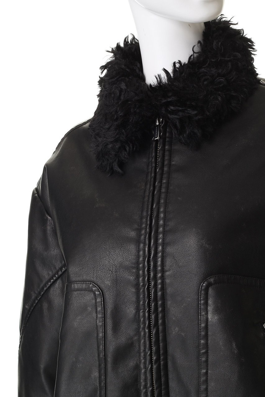 【メゾンスペシャル/MAISON SPECIAL】の2way Collar faux Leather Blouson/2WAYカラーフェイクレザーブルゾン 人気、トレンドファッション・服の通販 founy(ファニー) 　ファッション　Fashion　レディースファッション　Fashion for Women　アウター　Coat / Outerwear Collection　レディースジャケット・軽アウター　Jackets　ブルゾンジャケット・スポーティアウター　Blouson Jackets　インナー　Innerwear　クール　Cool, Chic　シンプル　Simple, Minimal　ジップ　Zip, Zipper　ジップアップ　Zip-Up, Full Zip　ジャケット　Jacket, Outerwear　フェイクレザー　Faux Leather, PU Leather　フロント　Front, Front Design　ブルゾン　Blouson, Bomber Jacket　ポケット　Pocket, Pocket Detail　防寒　Cold Protection, Winter-Ready　ライダース　Riders　other-5|ID: prp329100004635370 ipo3291000000035947140