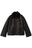 【メゾンスペシャル/MAISON SPECIAL】の2way Collar faux Leather Blouson/2WAYカラーフェイクレザーブルゾン 人気、トレンドファッション・服の通販 founy(ファニー) ファッション Fashion レディースファッション Fashion for Women アウター Coat / Outerwear Collection レディースジャケット・軽アウター Jackets ブルゾンジャケット・スポーティアウター Blouson Jackets インナー Innerwear クール Cool, Chic シンプル Simple, Minimal ジップ Zip, Zipper ジップアップ Zip-Up, Full Zip ジャケット Jacket, Outerwear フェイクレザー Faux Leather, PU Leather フロント Front, Front Design ブルゾン Blouson, Bomber Jacket ポケット Pocket, Pocket Detail 防寒 Cold Protection, Winter-Ready ライダース Riders |ID:prp329100004635370