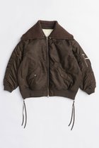 【メゾンスペシャル/MAISON SPECIAL】のMultiway Knit Collar MA-1/マルチウェイニットカラーMA-1 BRN(ブラウン)|ID: prp329100004635371 ipo3291000000033383528