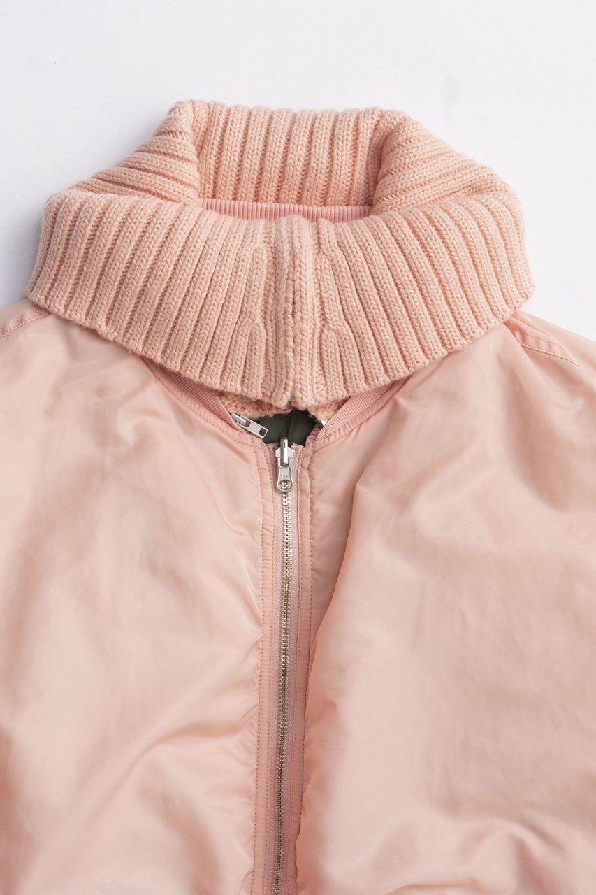 【メゾンスペシャル/MAISON SPECIAL】のMultiway Knit Collar MA-1/マルチウェイニットカラーMA-1 人気、トレンドファッション・服の通販 founy(ファニー) 　ファッション　Fashion　レディースファッション　Fashion for Women　アウター　Coat / Outerwear Collection　レディースジャケット・軽アウター　Jackets　ブルゾンジャケット・スポーティアウター　Blouson Jackets　MA-1ジャケット　MA-1 Bomber Jackets / Flight Jackets　2025年　2025　2025-2026秋冬・A/W　Autumn/Winter 2025–26 AW25–26　なめらか　Smooth, Silky Texture　インナー　Innerwear　ジャケット　Jacket, Outerwear　ブルゾン　Blouson, Bomber Jacket　リバーシブル　Reversible, Two-Sided　ロング　Long, Long-Length　人気　Popular, Best Seller　A/W・秋冬　Autumn/Winter　防寒　Cold Protection, Winter-Ready　other-3|ID: prp329100004635371 ipo3291000000033383531