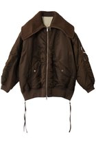 【メゾンスペシャル/MAISON SPECIAL】のMultiway Knit Collar MA-1/マルチウェイニットカラーMA-1 人気、トレンドファッション・服の通販 founy(ファニー) ファッション Fashion レディースファッション Fashion for Women アウター Coat / Outerwear Collection レディースジャケット・軽アウター Jackets ブルゾンジャケット・スポーティアウター Blouson Jackets MA-1ジャケット MA-1 Bomber Jackets / Flight Jackets なめらか Smooth, Silky Texture インナー Innerwear ジャケット Jacket, Outerwear ブルゾン Blouson, Bomber Jacket リバーシブル Reversible, Two-Sided ロング Long, Long-Length 人気 Popular, Best Seller 防寒 Cold Protection, Winter-Ready thumbnail BRN(ブラウン)|ID: prp329100004635371 ipo3291000000036544555
