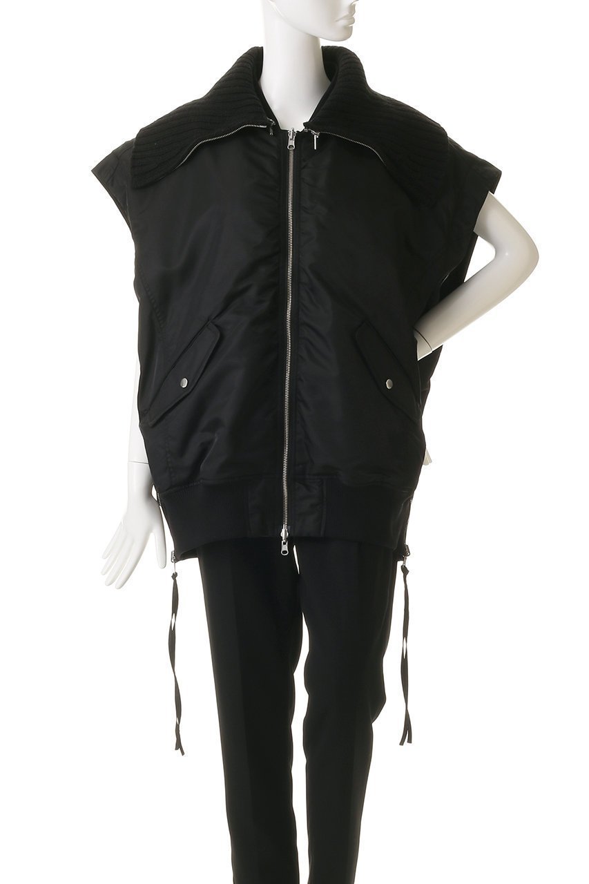 【メゾンスペシャル/MAISON SPECIAL】のMultiway Knit Collar MA-1/マルチウェイニットカラーMA-1 人気、トレンドファッション・服の通販 founy(ファニー) 　ファッション　Fashion　レディースファッション　Fashion for Women　アウター　Coat / Outerwear Collection　レディースジャケット・軽アウター　Jackets　ブルゾンジャケット・スポーティアウター　Blouson Jackets　MA-1ジャケット　MA-1 Bomber Jackets / Flight Jackets　なめらか　Smooth, Silky Texture　インナー　Innerwear　ジャケット　Jacket, Outerwear　ブルゾン　Blouson, Bomber Jacket　リバーシブル　Reversible, Two-Sided　ロング　Long, Long-Length　人気　Popular, Best Seller　防寒　Cold Protection, Winter-Ready　other-8|ID: prp329100004635371 ipo3291000000036544570