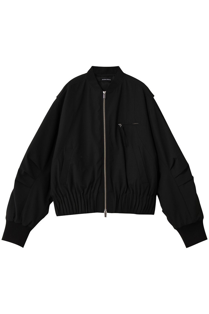【メゾンスペシャル/MAISON SPECIAL】のWorsted MA-1/ウーステッドMA-1 インテリア・キッズ・メンズ・レディースファッション・服の通販 founy(ファニー) ファッション Fashion レディースファッション Fashion for Women アウター Coat / Outerwear Collection レディースジャケット・軽アウター Jackets ブルゾンジャケット・スポーティアウター Blouson Jackets MA-1ジャケット MA-1 Bomber Jackets / Flight Jackets ジャケット Jacket, Outerwear スマート Smart, Elegant セットアップ Set-Up, Coordinated Outfit トレンド Trend, Trending Now ブルゾン Blouson, Bomber Jacket メンズ Men's, Menswear ロング Long, Long-Length BLK(ブラック)|ID: prp329100004635373 ipo3291000000036126221