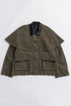 【メゾンスペシャル/MAISON SPECIAL】のMilitary Cape Jacket/ミリタリーケープジャケット 人気、トレンドファッション・服の通販 founy(ファニー) ファッション Fashion レディースファッション Fashion for Women アウター Coat / Outerwear Collection レディースジャケット・軽アウター Jackets ブルゾンジャケット・スポーティアウター Blouson Jackets 2025年 2025 2025-2026秋冬・A/W Autumn/Winter 2025–26 AW25–26 ショート Short, Short Length ジャケット Jacket, Outerwear デニム Denim, Jeans Material ブルゾン Blouson, Bomber Jacket ポケット Pocket, Pocket Detail リバーシブル Reversible, Two-Sided ヴィンテージ Vintage Style エレガント 上品 Elegant A/W・秋冬 Autumn/Winter thumbnail KHK(カーキ)|ID: prp329100004635374 ipo3291000000033383558