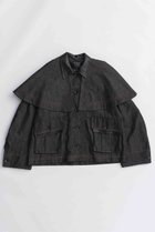 【メゾンスペシャル/MAISON SPECIAL】のMilitary Cape Jacket/ミリタリーケープジャケット 人気、トレンドファッション・服の通販 founy(ファニー) ファッション Fashion レディースファッション Fashion for Women アウター Coat / Outerwear Collection レディースジャケット・軽アウター Jackets ブルゾンジャケット・スポーティアウター Blouson Jackets 2025年 2025 2025-2026秋冬・A/W Autumn/Winter 2025–26 AW25–26 ショート Short, Short Length ジャケット Jacket, Outerwear デニム Denim, Jeans Material ブルゾン Blouson, Bomber Jacket ポケット Pocket, Pocket Detail リバーシブル Reversible, Two-Sided ヴィンテージ Vintage Style エレガント 上品 Elegant A/W・秋冬 Autumn/Winter thumbnail NVY(ネイビー)|ID: prp329100004635374 ipo3291000000033383559
