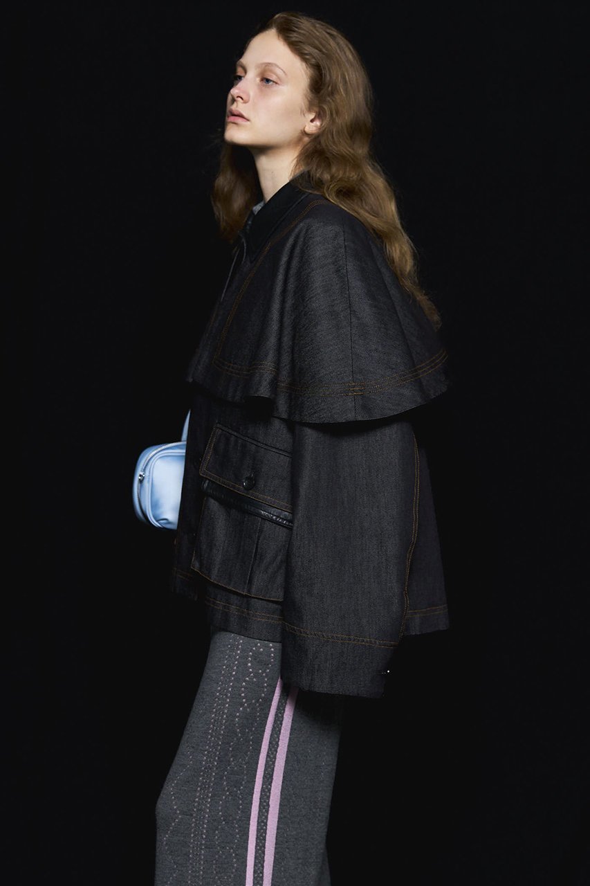 【メゾンスペシャル/MAISON SPECIAL】のMilitary Cape Jacket/ミリタリーケープジャケット 人気、トレンドファッション・服の通販 founy(ファニー) 　ファッション　Fashion　レディースファッション　Fashion for Women　アウター　Coat / Outerwear Collection　レディースジャケット・軽アウター　Jackets　ブルゾンジャケット・スポーティアウター　Blouson Jackets　2025年　2025　2025-2026秋冬・A/W　Autumn/Winter 2025–26 AW25–26　ショート　Short, Short Length　ジャケット　Jacket, Outerwear　デニム　Denim, Jeans Material　ブルゾン　Blouson, Bomber Jacket　ポケット　Pocket, Pocket Detail　リバーシブル　Reversible, Two-Sided　ヴィンテージ　Vintage Style　エレガント 上品　Elegant　A/W・秋冬　Autumn/Winter　other-3|ID: prp329100004635374 ipo3291000000033383561