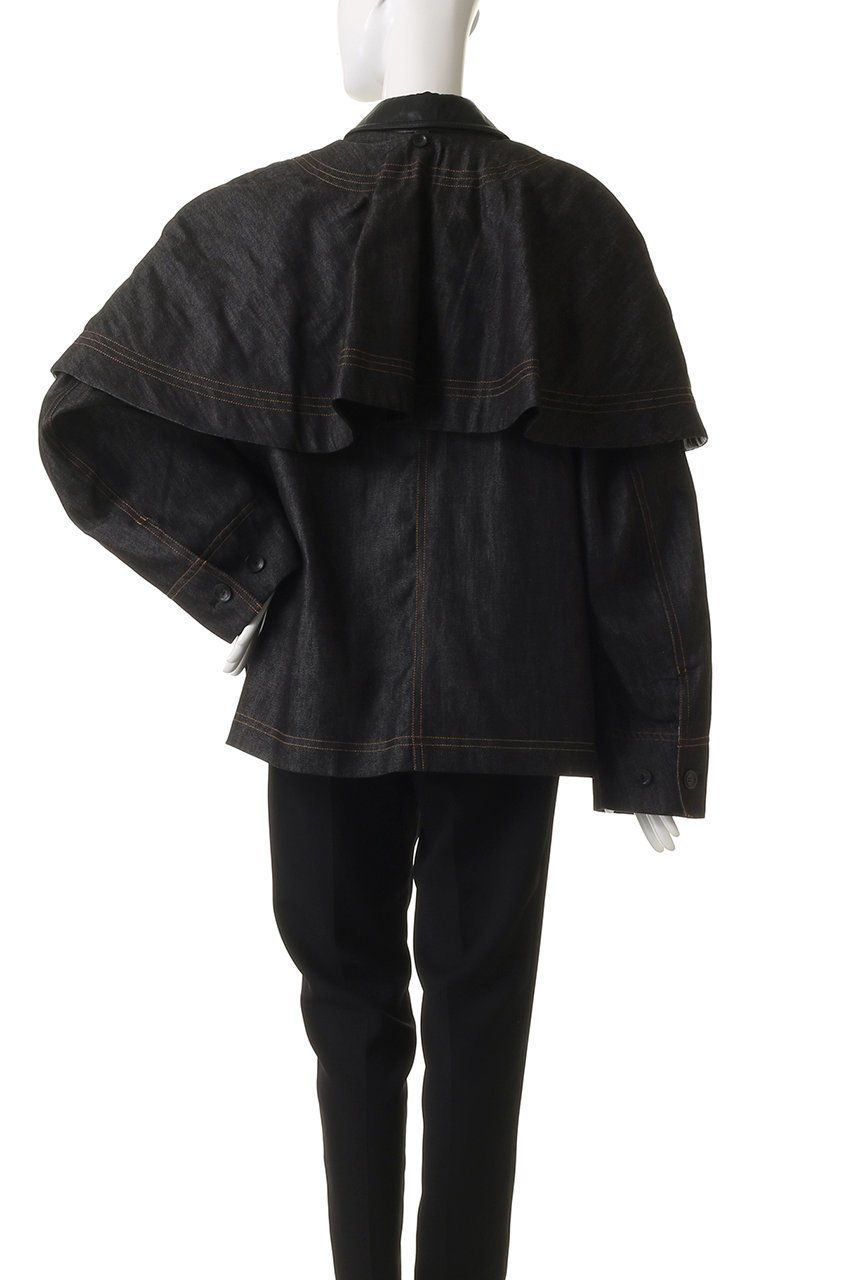 【メゾンスペシャル/MAISON SPECIAL】のMilitary Cape Jacket/ミリタリーケープジャケット 人気、トレンドファッション・服の通販 founy(ファニー) 　ファッション　Fashion　レディースファッション　Fashion for Women　アウター　Coat / Outerwear Collection　レディースジャケット・軽アウター　Jackets　ブルゾンジャケット・スポーティアウター　Blouson Jackets　ショート　Short, Short Length　ジャケット　Jacket, Outerwear　デニム　Denim, Jeans Material　フェイクレザー　Faux Leather, PU Leather　ブルゾン　Blouson, Bomber Jacket　ポケット　Pocket, Pocket Detail　リバーシブル　Reversible, Two-Sided　ヴィンテージ　Vintage Style　エレガント 上品　Elegant　A/W・秋冬　Autumn/Winter　other-6|ID: prp329100004635374 ipo3291000000033616371