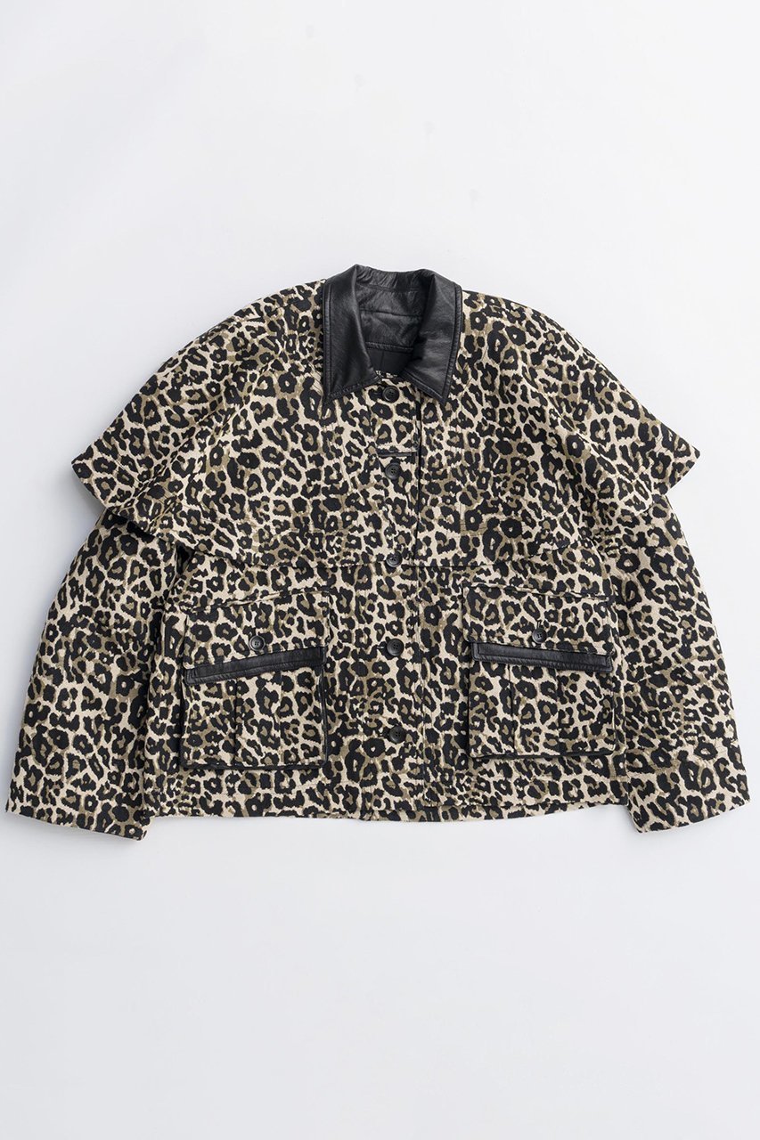 【メゾンスペシャル/MAISON SPECIAL】のleopard Military Cape Jacket/レオパードミリタリーケープジャケット インテリア・キッズ・メンズ・レディースファッション・服の通販 founy(ファニー) 　ファッション　Fashion　レディースファッション　Fashion for Women　アウター　Coat / Outerwear Collection　レディースジャケット・軽アウター　Jackets　ブルゾンジャケット・スポーティアウター　Blouson Jackets　2025年　2025　2025-2026秋冬・A/W　Autumn/Winter 2025–26 AW25–26　アニマル　Animal Print　ショート　Short, Short Length　ジャカード／ジャガード　Jacquard, Woven Pattern　ジャケット　Jacket, Outerwear　ブルゾン　Blouson, Bomber Jacket　ポケット　Pocket, Pocket Detail　リバーシブル　Reversible, Two-Sided　レオパード　Leopard, Animal Print　エレガント 上品　Elegant　A/W・秋冬　Autumn/Winter　MLT1(マルチカラー)|ID: prp329100004635375 ipo3291000000033383567