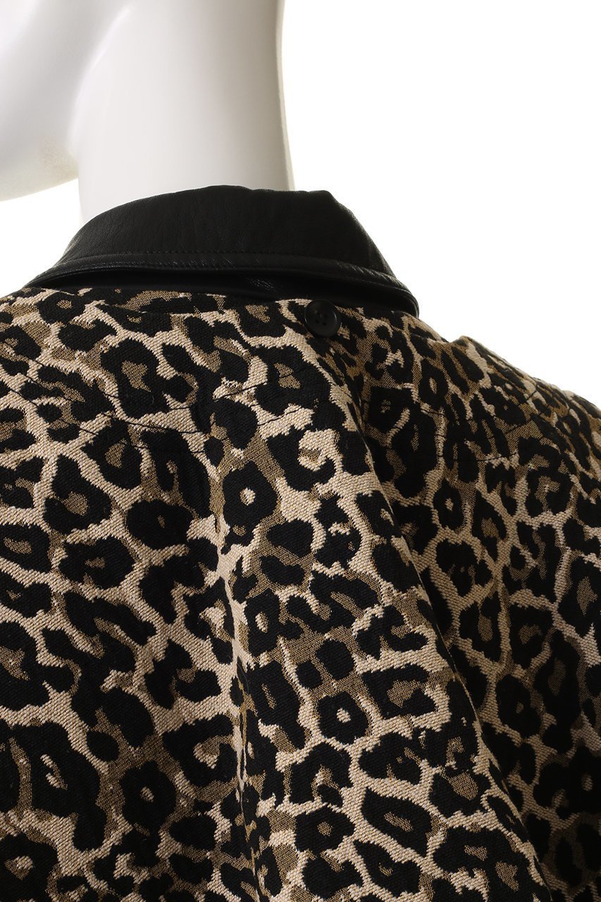 【メゾンスペシャル/MAISON SPECIAL】のleopard Military Cape Jacket/レオパードミリタリーケープジャケット 人気、トレンドファッション・服の通販 founy(ファニー) 　ファッション　Fashion　レディースファッション　Fashion for Women　アウター　Coat / Outerwear Collection　レディースジャケット・軽アウター　Jackets　ブルゾンジャケット・スポーティアウター　Blouson Jackets　アニマル　Animal Print　ショート　Short, Short Length　ジャカード／ジャガード　Jacquard, Woven Pattern　ジャケット　Jacket, Outerwear　フェイクレザー　Faux Leather, PU Leather　ブルゾン　Blouson, Bomber Jacket　ポケット　Pocket, Pocket Detail　リバーシブル　Reversible, Two-Sided　レオパード　Leopard, Animal Print　エレガント 上品　Elegant　other-6|ID: prp329100004635375 ipo3291000000036867749