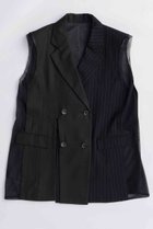 【メゾンスペシャル/MAISON SPECIAL】のSide Tulle Gilet/サイドチュールジレ BLK(ブラック)|ID: prp329100004635376 ipo3291000000033383576