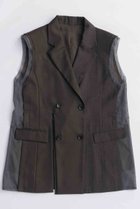 【メゾンスペシャル/MAISON SPECIAL】のSide Tulle Gilet/サイドチュールジレ KHK(カーキ)|ID: prp329100004635376 ipo3291000000033383577