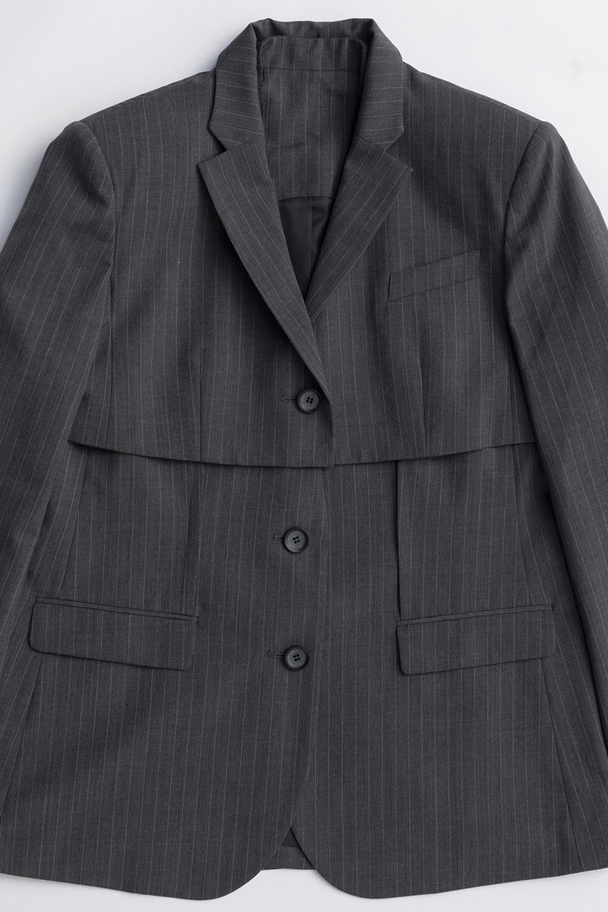【メゾンスペシャル/MAISON SPECIAL】のMultiway Layered Jacket/マルチウェイレイヤードジャケット 人気、トレンドファッション・服の通販 founy(ファニー) 　ファッション　Fashion　レディースファッション　Fashion for Women　アウター　Coat / Outerwear Collection　レディースジャケット・軽アウター　Jackets　2025年　2025　2025-2026秋冬・A/W　Autumn/Winter 2025–26 AW25–26　コンパクト　Compact, Small Size　ショート　Short, Short Length　ジャケット　Jacket, Outerwear　ストレッチ　Stretch, Stretchy Fabric　セットアップ　Set-Up, Coordinated Outfit　エレガント 上品　Elegant　A/W・秋冬　Autumn/Winter　other-2|ID: prp329100004635378 ipo3291000000033383599