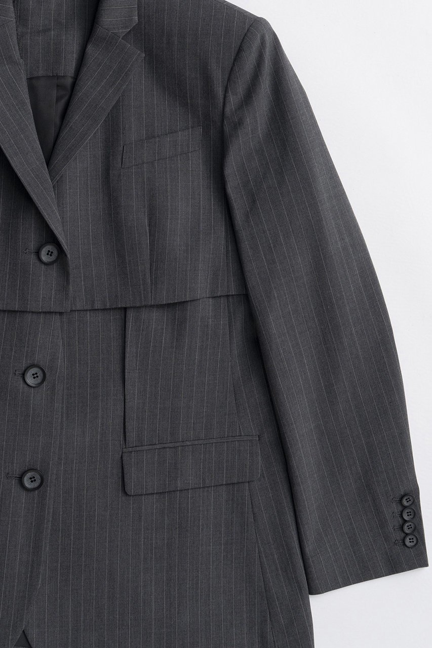 【メゾンスペシャル/MAISON SPECIAL】のMultiway Layered Jacket/マルチウェイレイヤードジャケット 人気、トレンドファッション・服の通販 founy(ファニー) 　ファッション　Fashion　レディースファッション　Fashion for Women　アウター　Coat / Outerwear Collection　レディースジャケット・軽アウター　Jackets　2025年　2025　2025-2026秋冬・A/W　Autumn/Winter 2025–26 AW25–26　コンパクト　Compact, Small Size　ショート　Short, Short Length　ジャケット　Jacket, Outerwear　ストレッチ　Stretch, Stretchy Fabric　セットアップ　Set-Up, Coordinated Outfit　エレガント 上品　Elegant　A/W・秋冬　Autumn/Winter　other-3|ID: prp329100004635378 ipo3291000000033383600