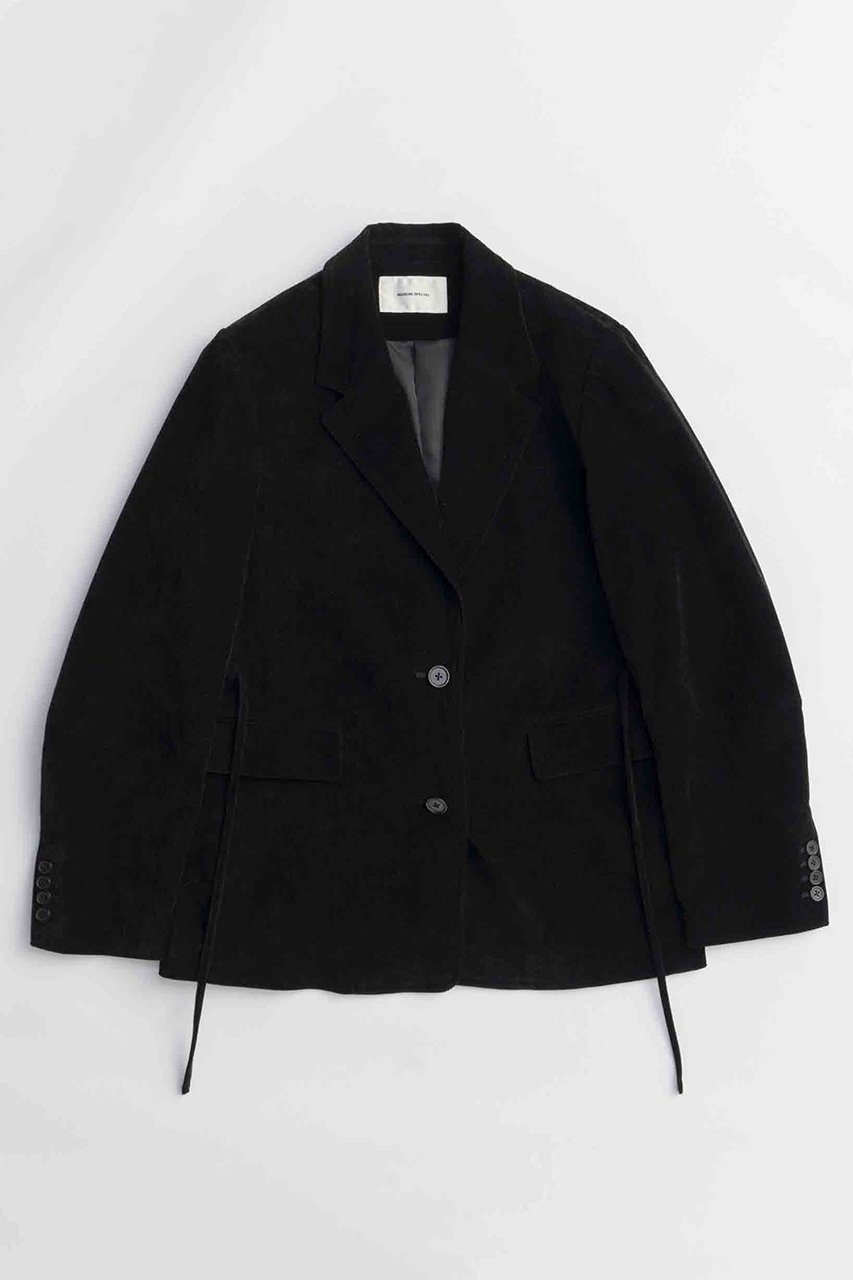【メゾンスペシャル/MAISON SPECIAL】のChambray Corduroy Jacket/シャンブレーコーデュロイジャケット インテリア・キッズ・メンズ・レディースファッション・服の通販 founy(ファニー) 　ファッション　Fashion　レディースファッション　Fashion for Women　アウター　Coat / Outerwear Collection　レディースジャケット・軽アウター　Jackets　2025年　2025　2025-2026秋冬・A/W　Autumn/Winter 2025–26 AW25–26　おすすめ　Recommended / Our Picks　シンプル　Simple, Minimal　ジャケット　Jacket, Outerwear　セットアップ　Set-Up, Coordinated Outfit　トレンド　Trend, Trending Now　ベーシック　Basic, Essential　ラップ　Wrap, Wrap Design　エレガント 上品　Elegant　A/W・秋冬　Autumn/Winter　羽織　Haori, Light Jacket　BLK(ブラック)|ID: prp329100004635379 ipo3291000000033383607