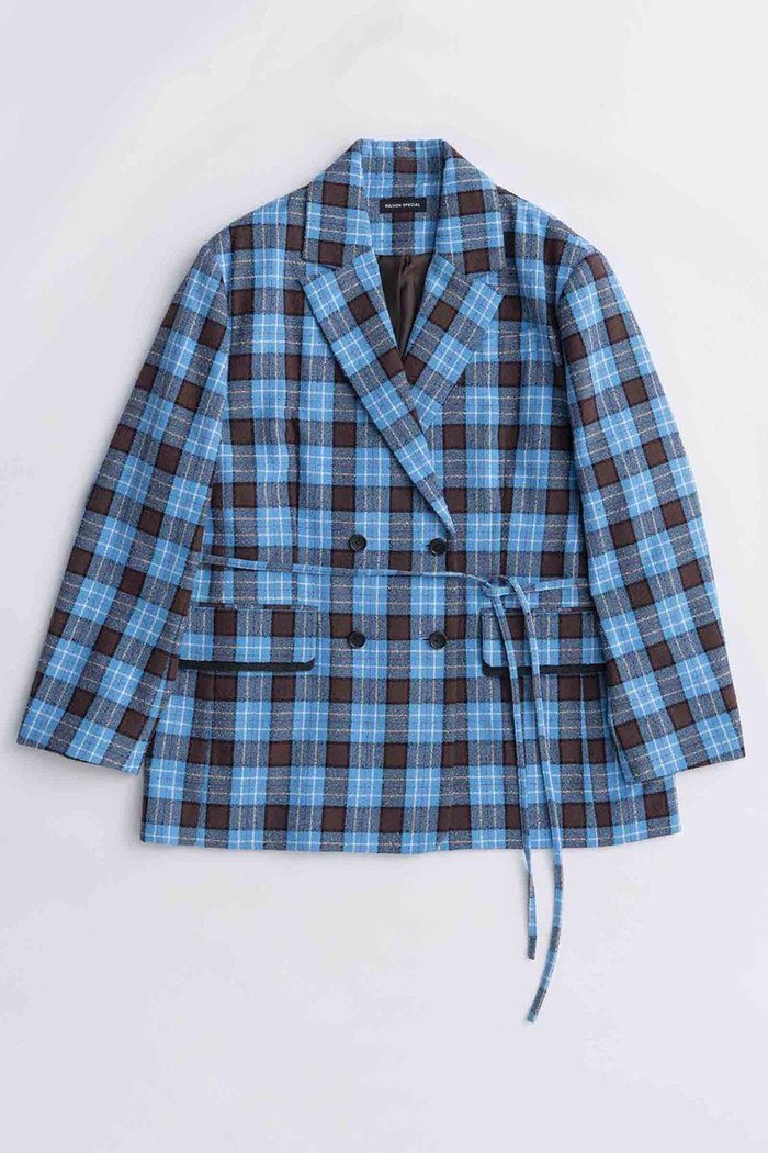 【メゾンスペシャル/MAISON SPECIAL】のLoop Yarn Plaid Jacket/ループチェックジャケット インテリア・キッズ・メンズ・レディースファッション・服の通販 founy(ファニー) https://founy.com/ ファッション Fashion レディースファッション Fashion for Women アウター Coat / Outerwear Collection レディースジャケット・軽アウター Jackets 2025年 2025 2025-2026秋冬・A/W Autumn/Winter 2025–26 AW25–26 おすすめ Recommended / Our Picks ジャケット Jacket, Outerwear セットアップ Set-Up, Coordinated Outfit ダブル Double, Double-Breasted チェック Check, Plaid, Tartan トレンド Trend, Trending Now ループ Loop, Loop Knit A/W・秋冬 Autumn/Winter |ID: prp329100004635380 ipo3291000000033383615
