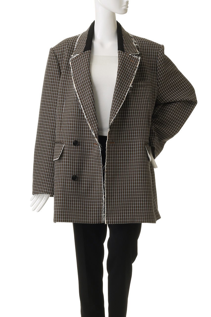 【メゾンスペシャル/MAISON SPECIAL】の2way Hooded Scarf Cut Off Jacket/2WAYフードスカーフカットオフジャケット 人気、トレンドファッション・服の通販 founy(ファニー) 　ファッション　Fashion　レディースファッション　Fashion for Women　アウター　Coat / Outerwear Collection　レディースジャケット・軽アウター　Jackets　インナー　Innerwear　カットオフ　Cut-Off Design　ジャケット　Jacket, Outerwear　スカーフ　Scarf, Neckwear　ストライプ　Stripe, Striped Pattern　チェック　Check, Plaid, Tartan　冬　Winter / This Winter　軽量　Lightweight, Ultra Light　other-8|ID: prp329100004635381 ipo3291000000035816319