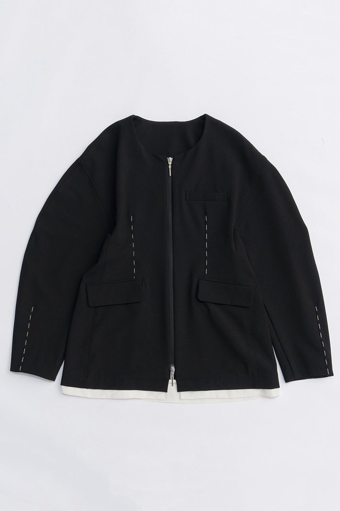 【メゾンスペシャル/MAISON SPECIAL】のHour Glass Worsted Zip Jacket/アワーグラスウーステッドジップジャケット インテリア・キッズ・メンズ・レディースファッション・服の通販 founy(ファニー) https://founy.com/ ファッション Fashion レディースファッション Fashion for Women アウター Coat / Outerwear Collection レディースジャケット・軽アウター Jackets 2025年 2025 2025-2026秋冬・A/W Autumn/Winter 2025–26 AW25–26 おすすめ Recommended / Our Picks オケージョン Occasion Wear カーディガン Cardigan, Knitwear グラス Glass, Eyewear コクーン Cocoon, Cocoon Silhouette ジップ Zip, Zipper ジャケット Jacket, Outerwear セットアップ Set-Up, Coordinated Outfit エレガント 上品 Elegant A/W・秋冬 Autumn/Winter |ID: prp329100004635383 ipo3291000000033383646