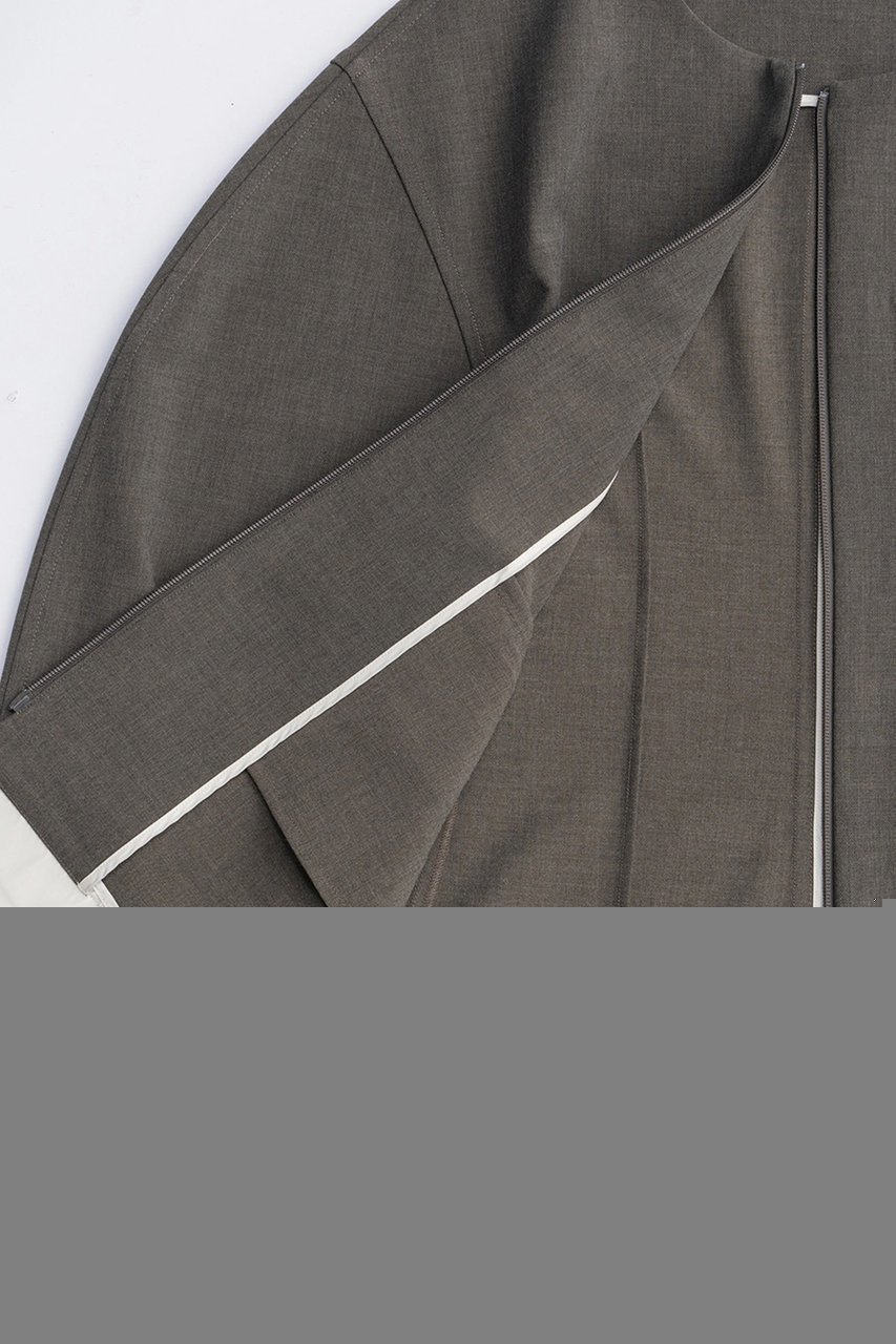 【メゾンスペシャル/MAISON SPECIAL】のHour Glass Worsted Zip Jacket/アワーグラスウーステッドジップジャケット 人気、トレンドファッション・服の通販 founy(ファニー) 　ファッション　Fashion　レディースファッション　Fashion for Women　アウター　Coat / Outerwear Collection　レディースジャケット・軽アウター　Jackets　2025年　2025　2025-2026秋冬・A/W　Autumn/Winter 2025–26 AW25–26　おすすめ　Recommended / Our Picks　オケージョン　Occasion Wear　カーディガン　Cardigan, Knitwear　グラス　Glass, Eyewear　コクーン　Cocoon, Cocoon Silhouette　ジップ　Zip, Zipper　ジャケット　Jacket, Outerwear　セットアップ　Set-Up, Coordinated Outfit　エレガント 上品　Elegant　A/W・秋冬　Autumn/Winter　other-5|ID: prp329100004635383 ipo3291000000033383652