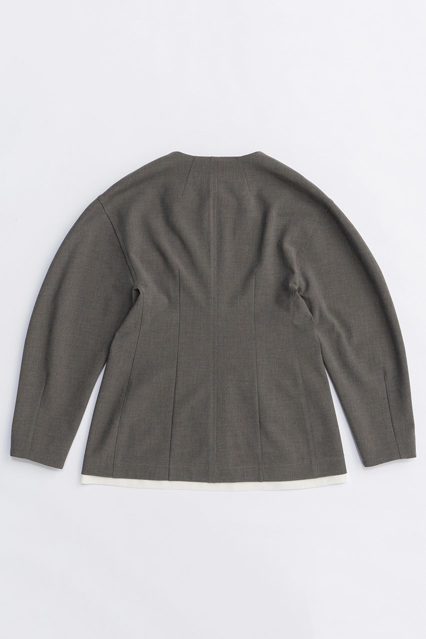 【メゾンスペシャル/MAISON SPECIAL】のHour Glass Worsted Zip Jacket/アワーグラスウーステッドジップジャケット 人気、トレンドファッション・服の通販 founy(ファニー) 　ファッション　Fashion　レディースファッション　Fashion for Women　アウター　Coat / Outerwear Collection　レディースジャケット・軽アウター　Jackets　2025年　2025　2025-2026秋冬・A/W　Autumn/Winter 2025–26 AW25–26　おすすめ　Recommended / Our Picks　オケージョン　Occasion Wear　カーディガン　Cardigan, Knitwear　グラス　Glass, Eyewear　コクーン　Cocoon, Cocoon Silhouette　ジップ　Zip, Zipper　ジャケット　Jacket, Outerwear　セットアップ　Set-Up, Coordinated Outfit　エレガント 上品　Elegant　A/W・秋冬　Autumn/Winter　other-6|ID: prp329100004635383 ipo3291000000033383653