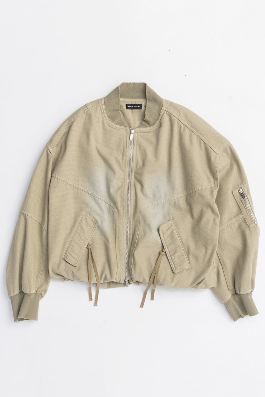 【メゾンスペシャル/MAISON SPECIAL】のWashed MA-1/ウォッシュドMA-1 インテリア・キッズ・メンズ・レディースファッション・服の通販 founy(ファニー) 　ファッション　Fashion　レディースファッション　Fashion for Women　アウター　Coat / Outerwear Collection　レディースジャケット・軽アウター　Jackets　ブルゾンジャケット・スポーティアウター　Blouson Jackets　MA-1ジャケット　MA-1 Bomber Jackets / Flight Jackets　2025年　2025　2025-2026秋冬・A/W　Autumn/Winter 2025–26 AW25–26　インナー　Innerwear　ショルダー　Shoulder, Shoulder Strap　ショート　Short, Short Length　ジャケット　Jacket, Outerwear　スリーブ　Sleeve, Long Sleeve / Short Sleeve　トレンド　Trend, Trending Now　ドロップ　Drop Shoulder, Dropped Style　バランス　Balance, Style Balance　バルーン　Balloon, Balloon Silhouette　ピーチ　Peach, Soft Touch　フィット　Fit, Slim Fit　ブルゾン　Blouson, Bomber Jacket　ボトム　Bottoms, Lower Wear　ワイド　Wide, Wide Fit　ヴィンテージ　Vintage Style　秋　Autumn　A/W・秋冬　Autumn/Winter　BGE(ベージュ)|ID: prp329100004635384 ipo3291000000033383657