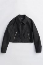 【メゾンスペシャル/MAISON SPECIAL】のLace Up Balmacaan Short Blouson/レースアップステンカラーショートブルゾン BLK(ブラック)|ID: prp329100004635385 ipo3291000000033383662