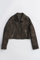 【メゾンスペシャル/MAISON SPECIAL】のLace Up Balmacaan Short Blouson/レースアップステンカラーショートブルゾン BRN(ブラウン)|ID: prp329100004635385 ipo3291000000033383663