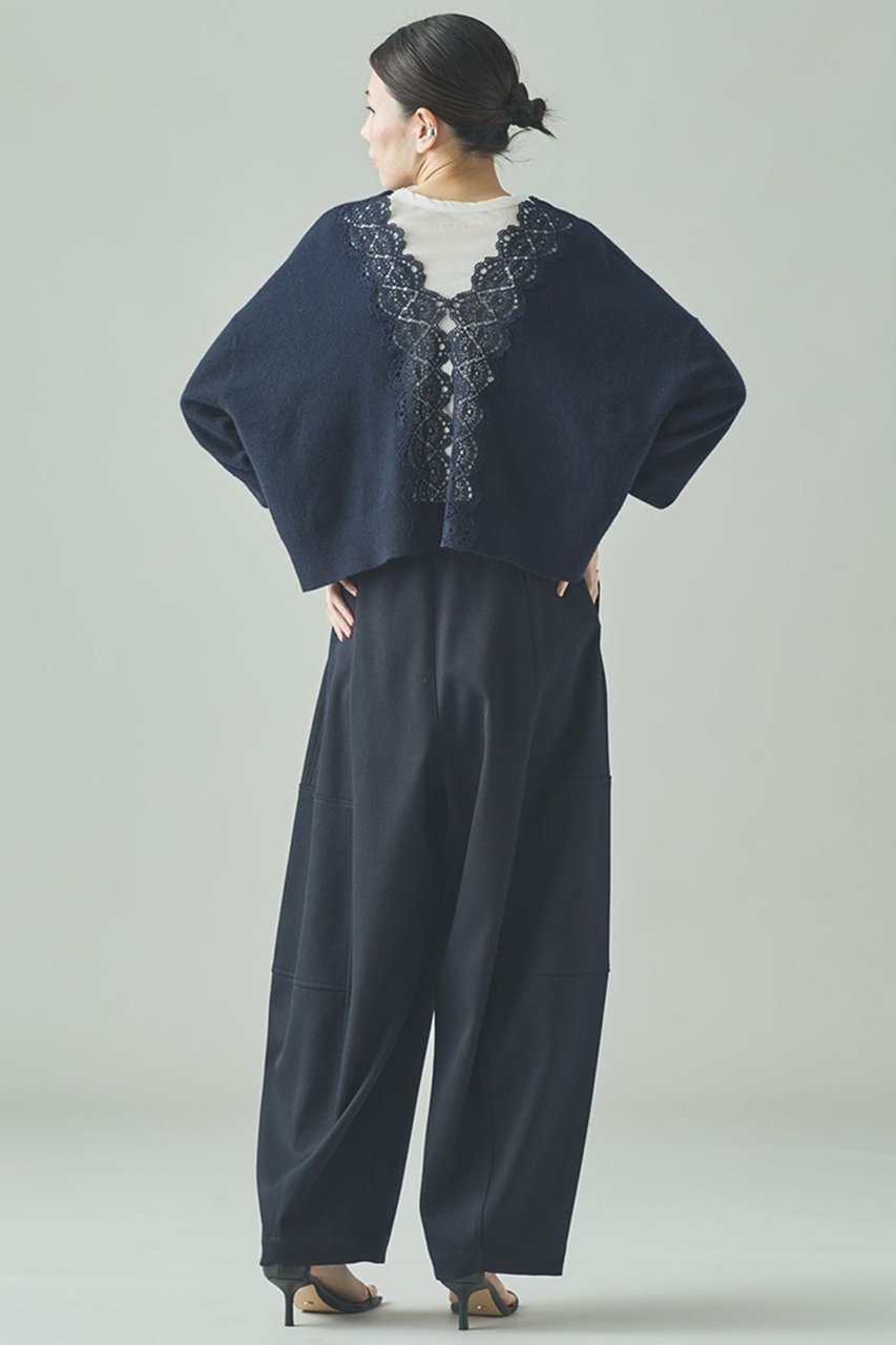 【カレンソロジー/Curensology】のバックレースニットプルオーバー 人気、トレンドファッション・服の通販 founy(ファニー) 　ファッション　Fashion　レディースファッション　Fashion for Women　トップス・カットソー　Cut & Sew Tops　ニット　Knit Tops & Sweaters　カジュアルプルオーバー・ニットトップス　Pullovers & Knit Tops / Casual Pullovers　2025年　2025　2025-2026秋冬・A/W　Autumn/Winter 2025–26 AW25–26　フェミニン　Feminine, Girly　レース　Lace, Lace Fabric　ワイド　Wide, Wide Fit　A/W・秋冬　Autumn/Winter　other-6|ID: prp329100004635386 ipo3291000000033383679